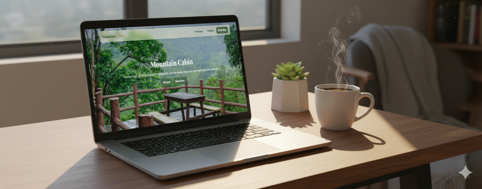 Elegant workspace with modern aesthetic